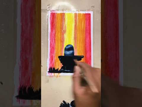 Mahadev Ji ki drawing step by step #art #drawing #mahakal #painting #mahadev #shorts