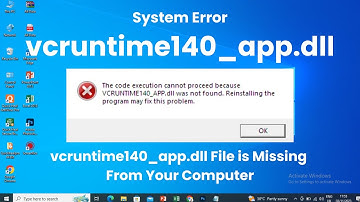 How To Fix vcruntime140_app.dll Error?  #vcruntime140_appdll #error #dll #dlldownload #windows