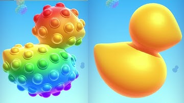 Pop it Shapes! Very satisfying and relaxing ASMR slicing game