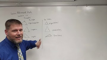 Saxon Advanced Math Lesson 1.E Triangles