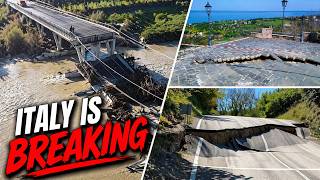 Italy CUT IN HALF : Adriatic route severed by landslides, bridge collapse in Molise, HOMES FALLING
Italy in criss: Petacciato, Molise is at the center of a massive landslide that reactivated after extreme rain and split Italy’s Adriatic corridor in two. The disaster shut the A14 between Montenero di Bisaccia and Termoli, blocked the Adriatic railway line between Vasto and Termoli, and came as the SS16 Adriatica near the Trigno River was already under pressure after bridge collapse. Evacuations, school closures in Campobasso Province, and a major Civil Protection response followed as disruption spread across Abruzzo, Molise, and Puglia.
If you would like to support my Channel :
https://www.buymeacoffee.com/silki
🍵 THANK YOU so much for your support it is much appreciated and helps a lot ! ❤️
Join my channel and become a Member ! more information here:
https://www.youtube.com/channel/UCDVWclHr8ZeOIVJ3JqhVoEw/join
#Italy #geology #Storm #Tsunami #Flood #Landslide #mountaincollapse #Niscemi Italy CUT IN HALF : Adriatic route severed by landslides, bridge collapse in Molise, HOMES FALLING