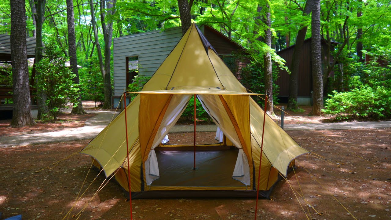 ワンポールテント makuichi「i camp テント」 Amazon | icamp(アイキャンプ) ワンポールテント makuichi（マクイチ