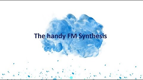 Handy FM Synthesizer