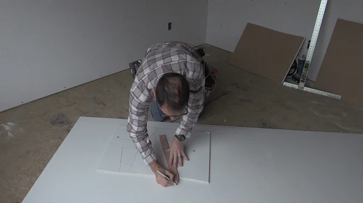 Tick Stick Method For Fitting Odd Shape Drywall