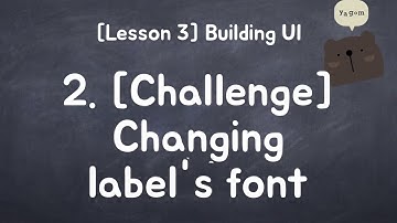 iOS for Starter - [Challenge] Changing label
