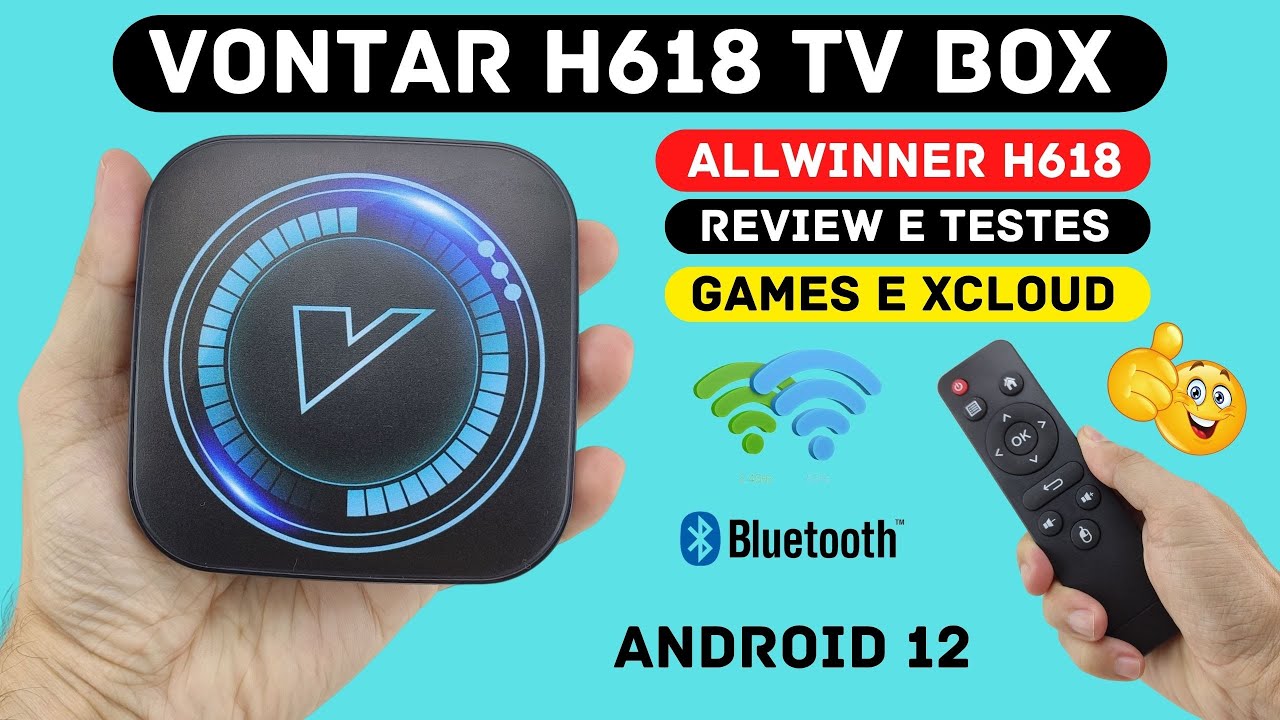 TV Box VONTAR H618 - Ótimo Custo-Benefício do Aliexpress (Unboxing e Teste)  