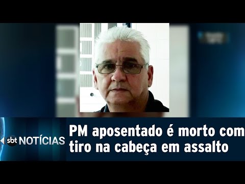 PM aposentado é morto durante tentativa de assalto em SP | SBT Notícias (20/10/18)