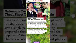Safonov’s Secret Notes Unable to Stop Arsenal’s Penalties #football #psg #arsenal #shorts #fyp