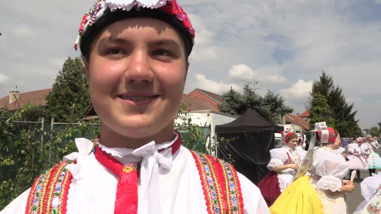 PRUŠÁNKY-Podlužácké HODY 2022-nedělní veselí s dechovou hudbou Skaličané (1.)