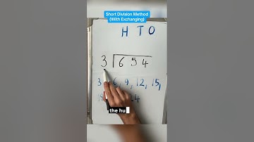 How to Use Short Division Method #mathsrevision