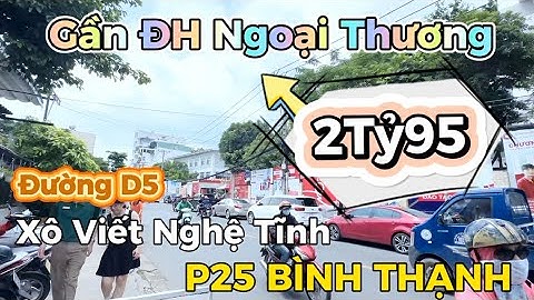 [SOLD] TÀI CHÍNH 2 TỶ Hơn Có Nhà Bình Thạnh Gần Hàng Xanh Ngay Đại Học Ngoại Thương