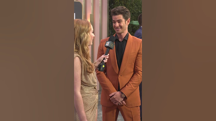 Andrew Garfield and Amelia reunite | Golden Globes