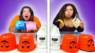 Twin Telepathy Halloween Slime Challenge