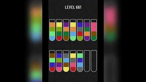 Water sort puzzle level 661
