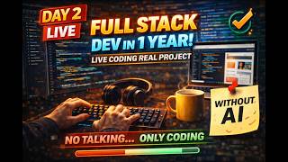 Day 2: Full Stack Dev in 1 Year And apply Internship (Live Coding, No AI) 🚀