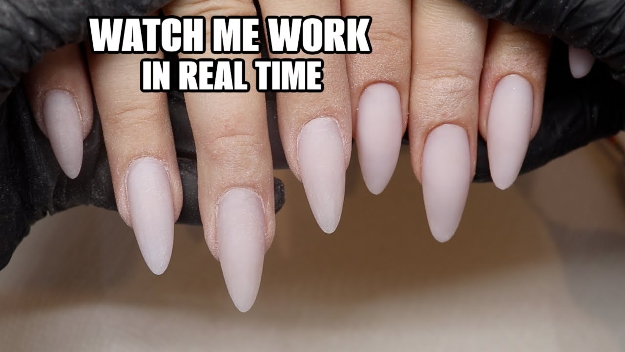 💅🏼 NAIL APPLICATION - ACRYLIC IN REAL TIME - watch me work