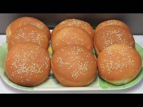 Булочки для гамбургеров в домашних условиях