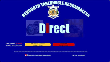 REUNION DES MINISTRES  TENUE PAR LE PASTEUR ANDRE VIBIDILA  AU REHOBOTH TABERNACLE DE KASUMBALESA