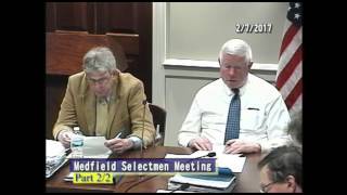 Medfield Selectmen (2-07-2017) - Part 2/2