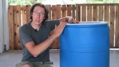 簡単1、2、3で雨水貯蔵容器を作ろう！
