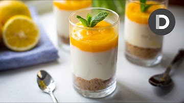 Mini Lemon Curd Cheesecakes!