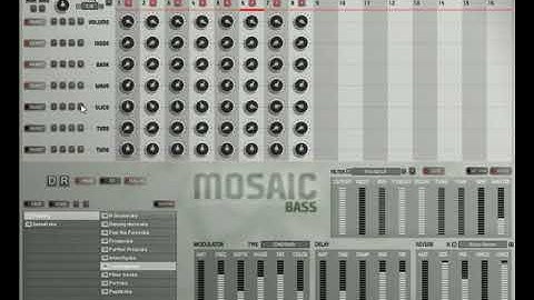 Mosaic Bass - Kontakt 5 Sequencer Lanes Demonstration