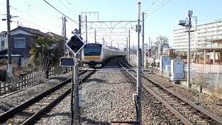 E233系8000番台 N7編成 矢川駅発車