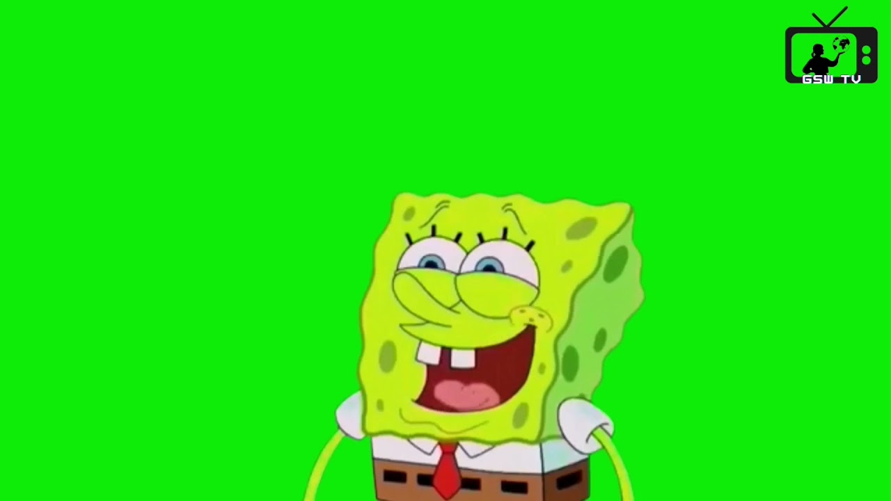 Spongebob "Nose Flute" Green Screen I Green Screen World TV