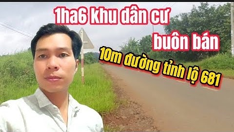 1ha6 đất đắk nông,mặt đường tỉnh lộ và rẫy liền kề. Khu dân cư buôn bán. Giá 3ty1. Đt:0929339929