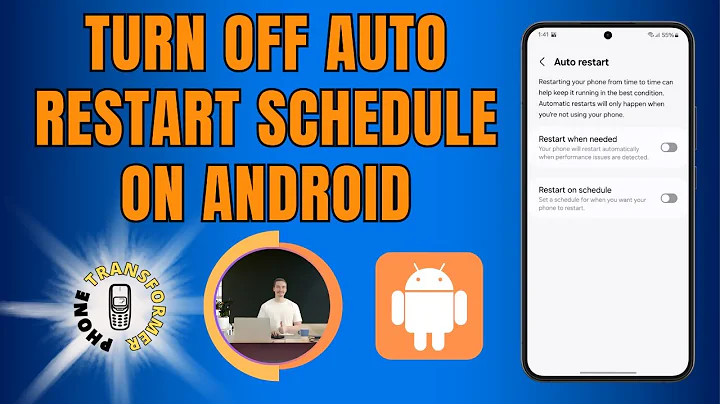 How to Turn Off Auto Restart Schedule on Android - (2025)