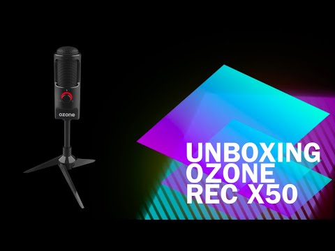 Unboxing micròfon gaming Ozone REC X50  | Onyx330