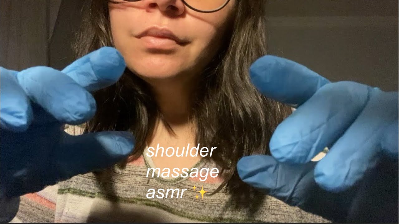 omuzlarına masaj yapıyorum asmr (türkçe asmr) fısıltı ve eldiven sesleri