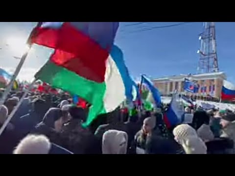 В Башкирии новый протест против Хабирова .Уфа Башкортостан 26.01.24г.митинг- концерт - протест