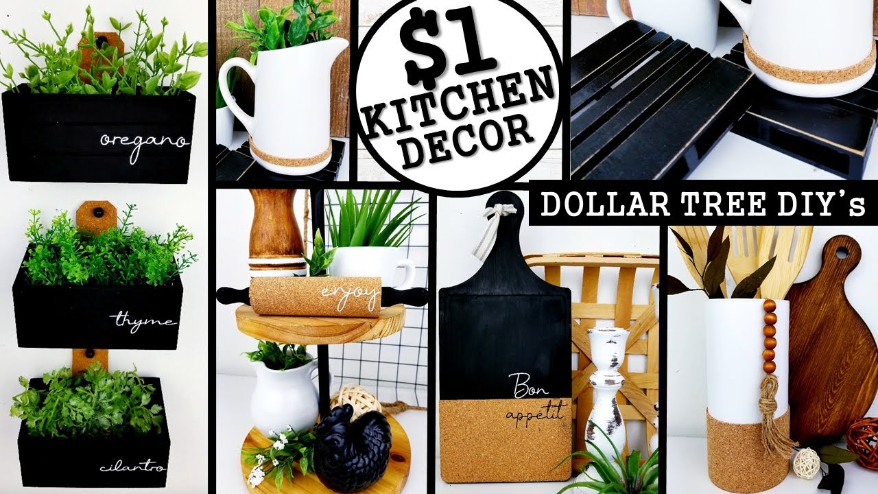 dollar tree kitchen wall idea