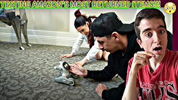 AN AI PET ROBOT??!! First Time Reacting to "I Tested Amazon