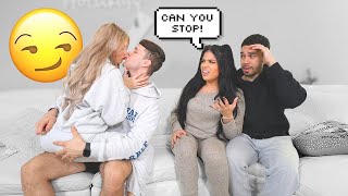 Being PDA To See How Our FRIENDS REACT!!