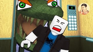 엘리베이터에 공룡이?! 코믹!병맛!공포! 기묘한 엘리베이터 서바이벌 - 로블록스(더 노멀 엘리베이터) - 겜브링(GGAMBRING)