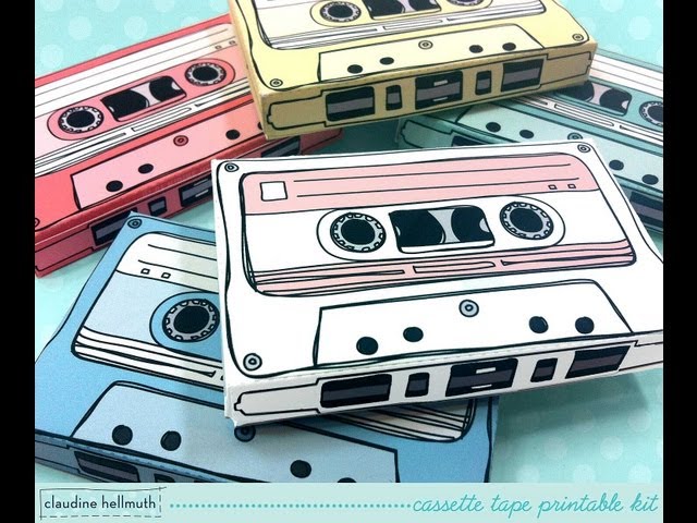 Mini Cassette Tape Prop