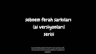 Şebnem Ferah - Okyanus (Yapay Zeka Akustik Cover)