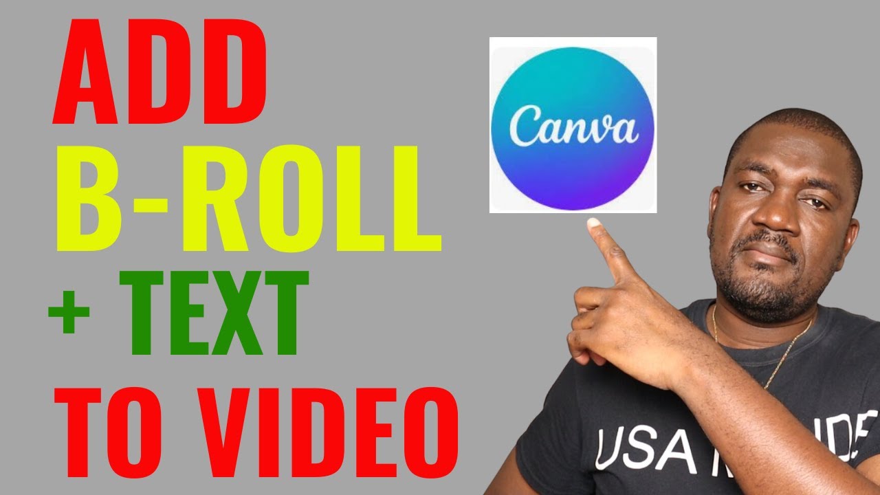 HOW TO ADD TEXT AND B-ROLL IN CANVA (Greensboro, NC)