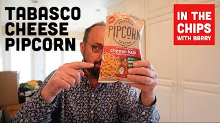🇺🇸 Pipcorn Tabasco and Cheese flavor on In The Chips with Barry