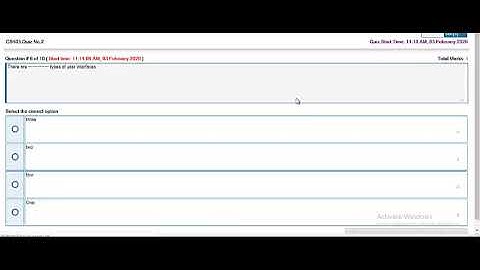 cs403 quiz no 2 fall 2010 (2019-20)