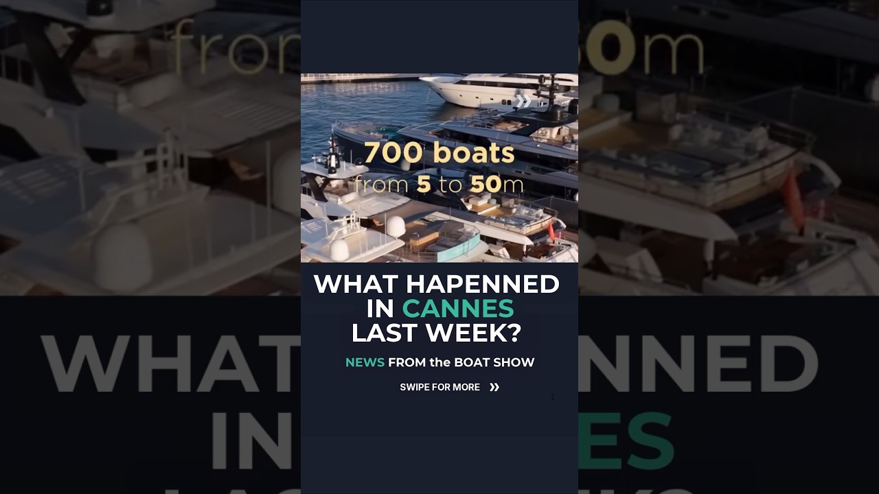⁣What happened at the 2026 Cannes Yachting Festival?
