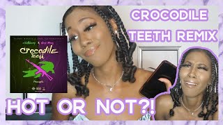 HOT OR NOT?! Crocodile Teeth Remix ft. Nicki Minaj | Reaction Video