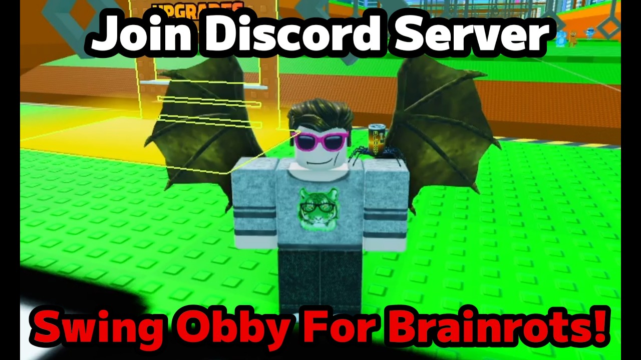 How to Join Discord Server in Swing Obby For Brainrots! Roblox - YouTube
