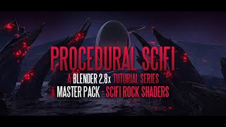 On The Blender Market: Procedural Sci-Fi - Master Pack - Sci-Fi Rock Shader Pack