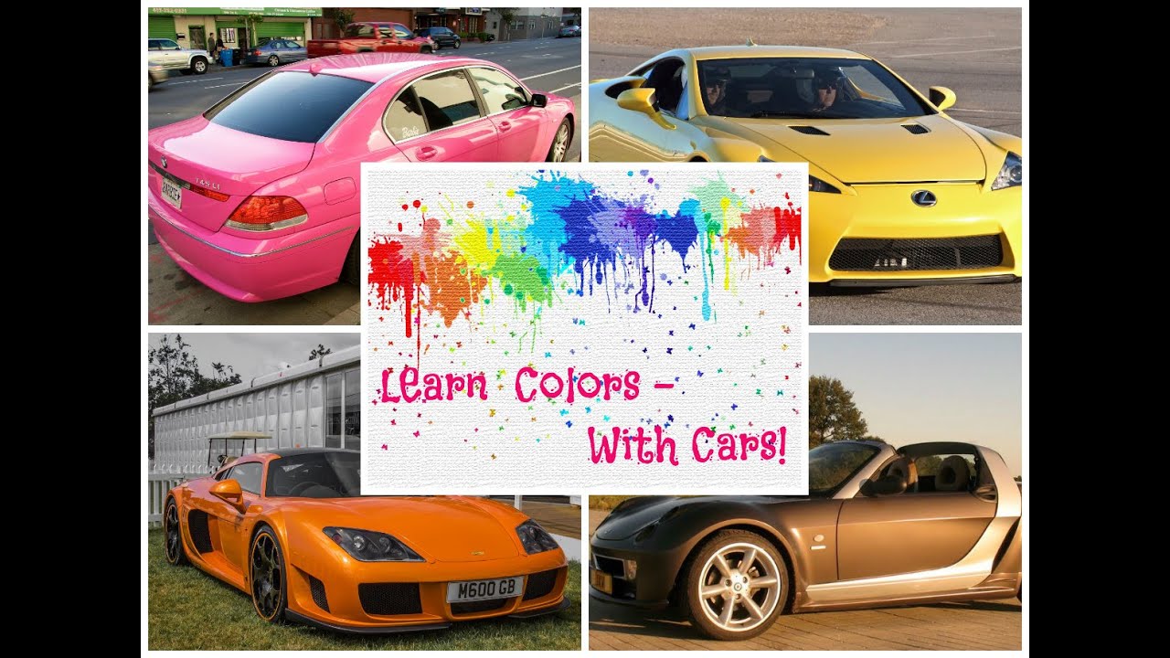 Learn Colors With Cars! YouTube