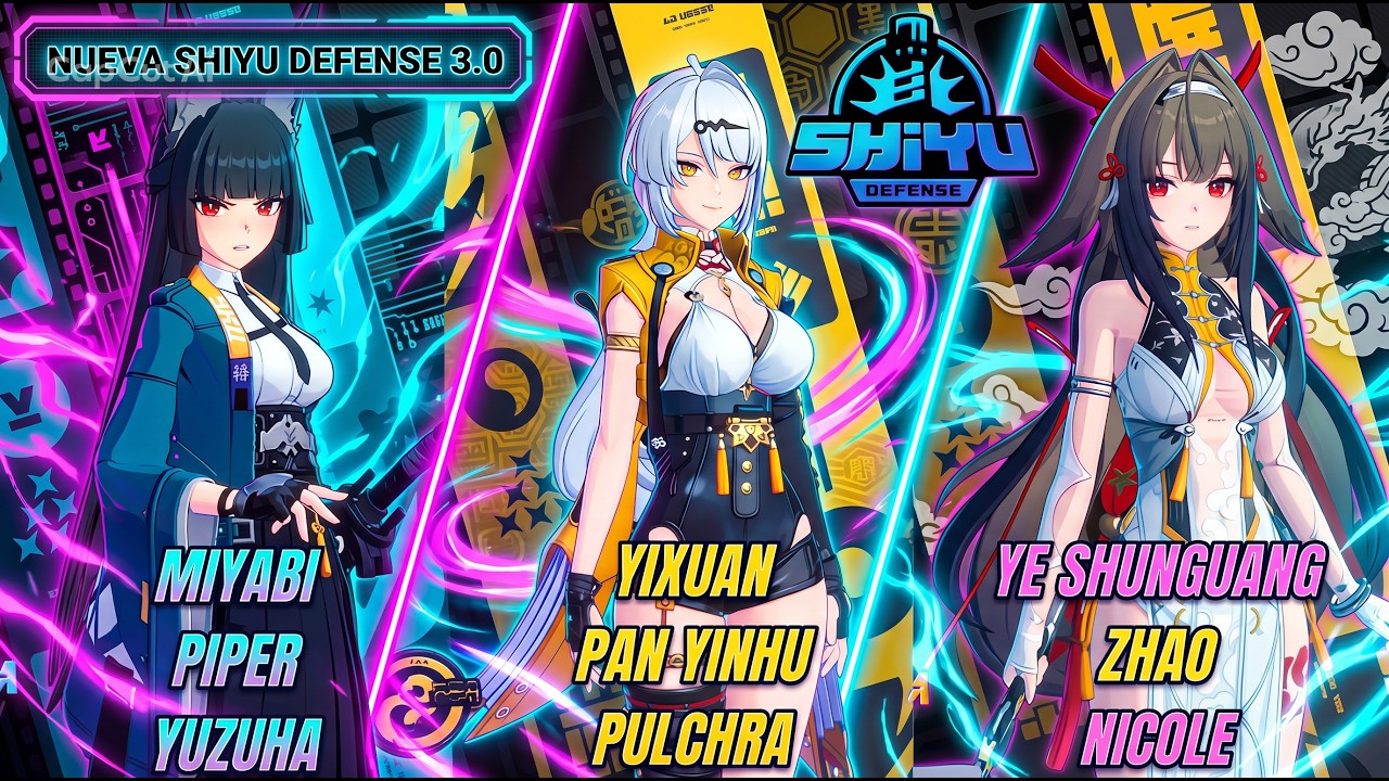 ★shunshun★２点おまとめ NUEVA SHIYU DEFENSE/ Miyabi, Yixuan & YSG F2P Teams /Zenless Zone