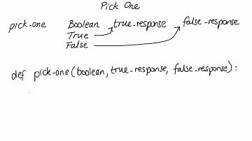 Pick One - Intro to Computer Science