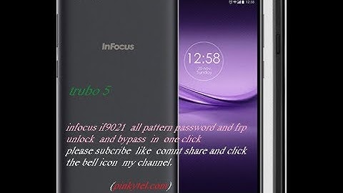 Infocus 9001 turbo 5(if9021) frp bypass google verification bypass
